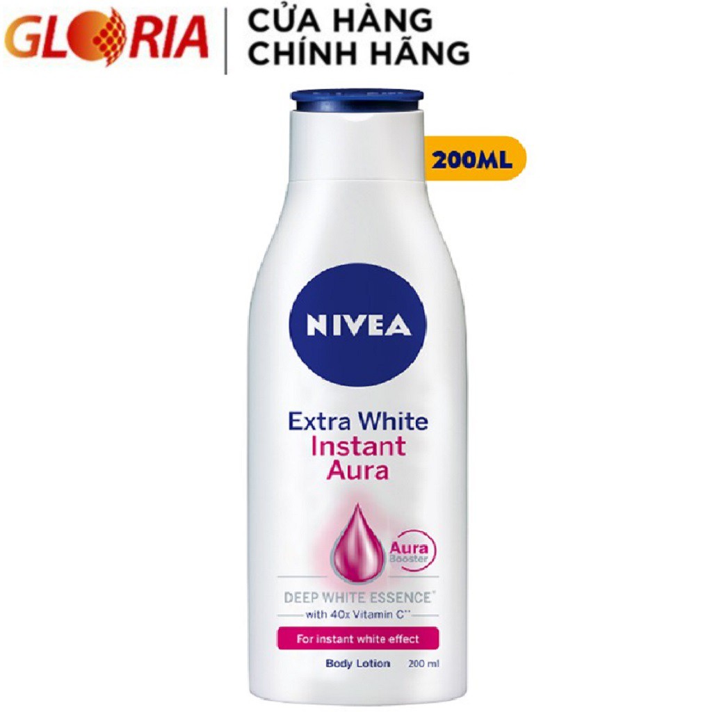 [Mã COSGLORIAT4 -8% đơn 250K] Sữa Dưỡng Thể Giúp Sáng Da Tức Thì NIVEA 200ml - 88322