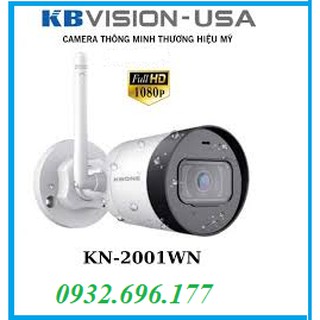 Camera ip wifi hồng ngoại ngoài trời kbvision kb one kn-2001wn 2.0mp - bảo hành chính hãng 24 tháng