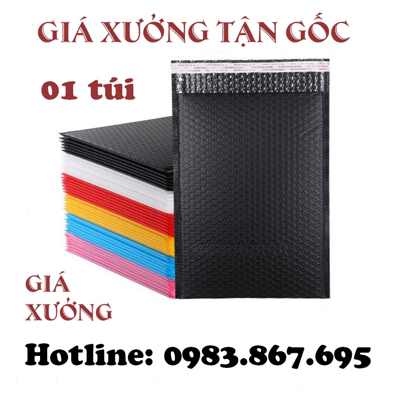 Sét 1 Túi Túi Bóng Khí Gói Hàng Túi Đóng Hàng Niêm Phong Tự Dính TUIGOIHANG nhiều kích thước - Túi Gói Hàng Hà Đông Bản