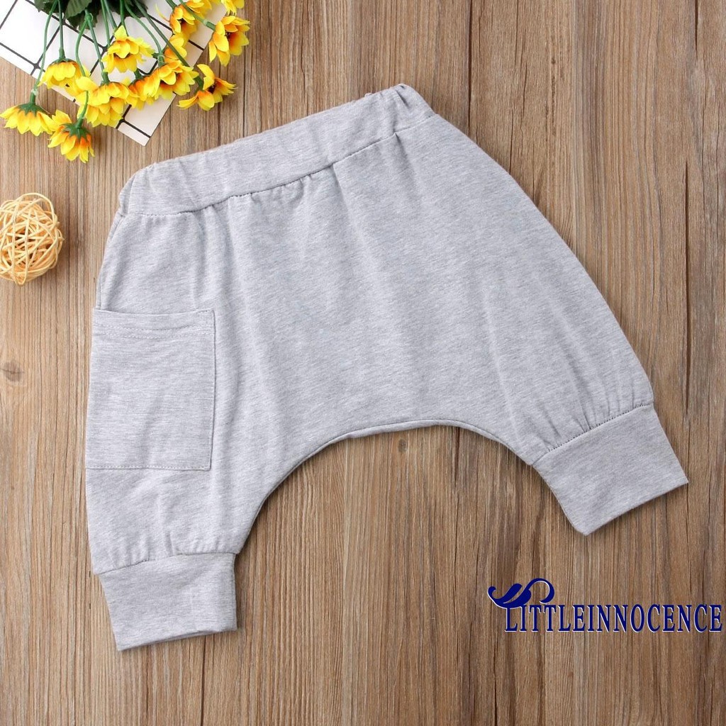 Quần harem cotton mềm cho bé trai