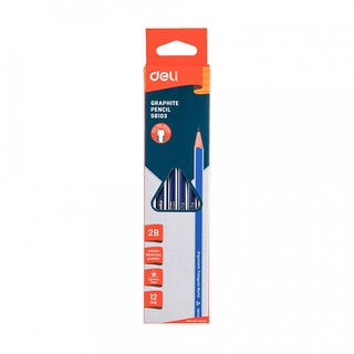 Bút chì 2B Deli 58103 Xanh - Hộp 12 cây