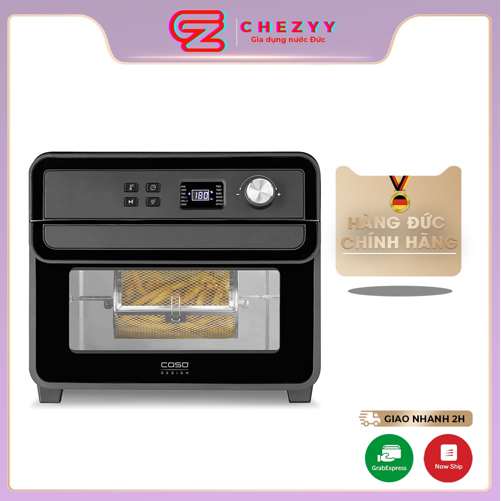 Nồi chiên không dầu kiêm lò nướng Caso 3000 12in1 AirFry Chef 1700W [Hàng Đức chính hãng]