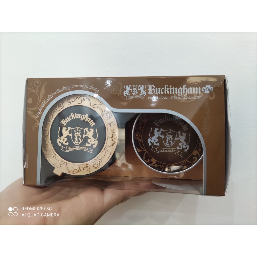 Nước Hoa Ô tô Hàn Quốc Buckingham Hương Cafe thơm dịu, thiết kế sang trọng đặt trên mặt taplo ô tô hoặc bàn làm việc