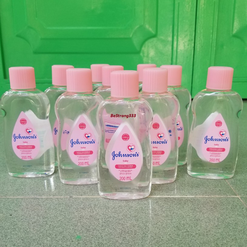 Combo 10 Chai Dầu Dưỡng Ẩm và Mát-xa Jonhson's Baby Oil 200ml