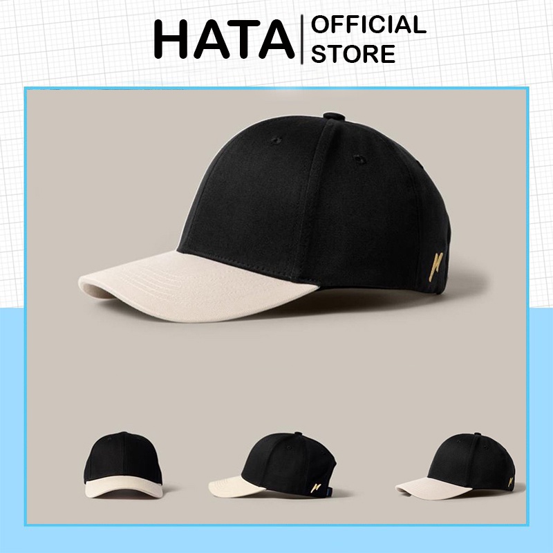 Mũ Lưỡi Trai Nón Kết Nhung Cao Cấp Phối 2 màu 476 Phong Cách Ulzzang Form Unisex Nam Nữ - Hata24h