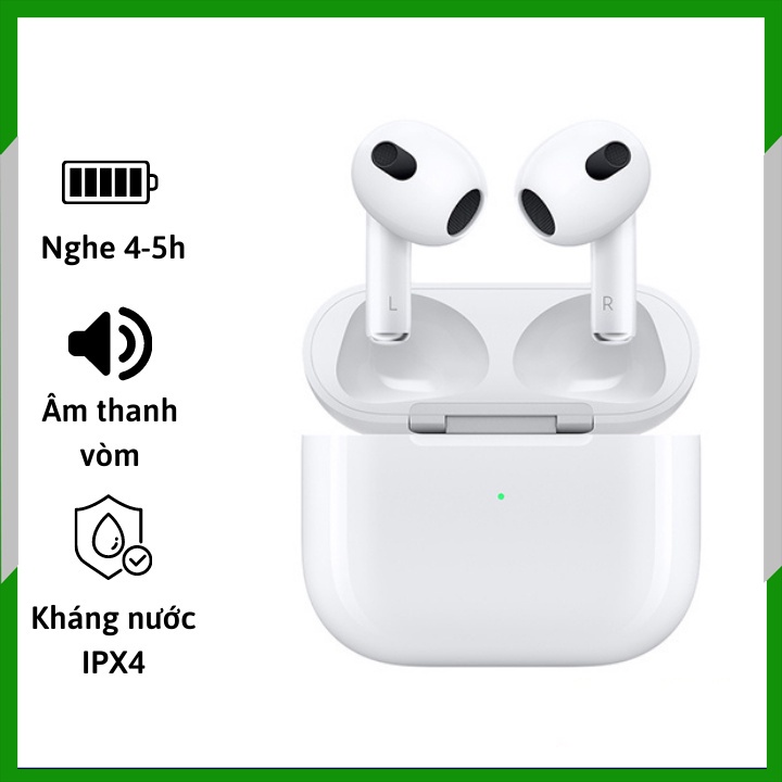 Tai nghe bluetooth,tai nghe không dây TWS PRO sạc không dây cảm ứng chống ồn âm thanh không gian (BH 12 tháng)