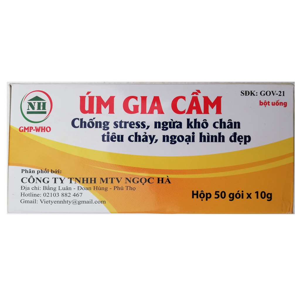 ÚM GIA CẦM 10 g Bổ sung dinh dưỡng, kích thèm ăn chảy cho gà chọi, chim cảnh