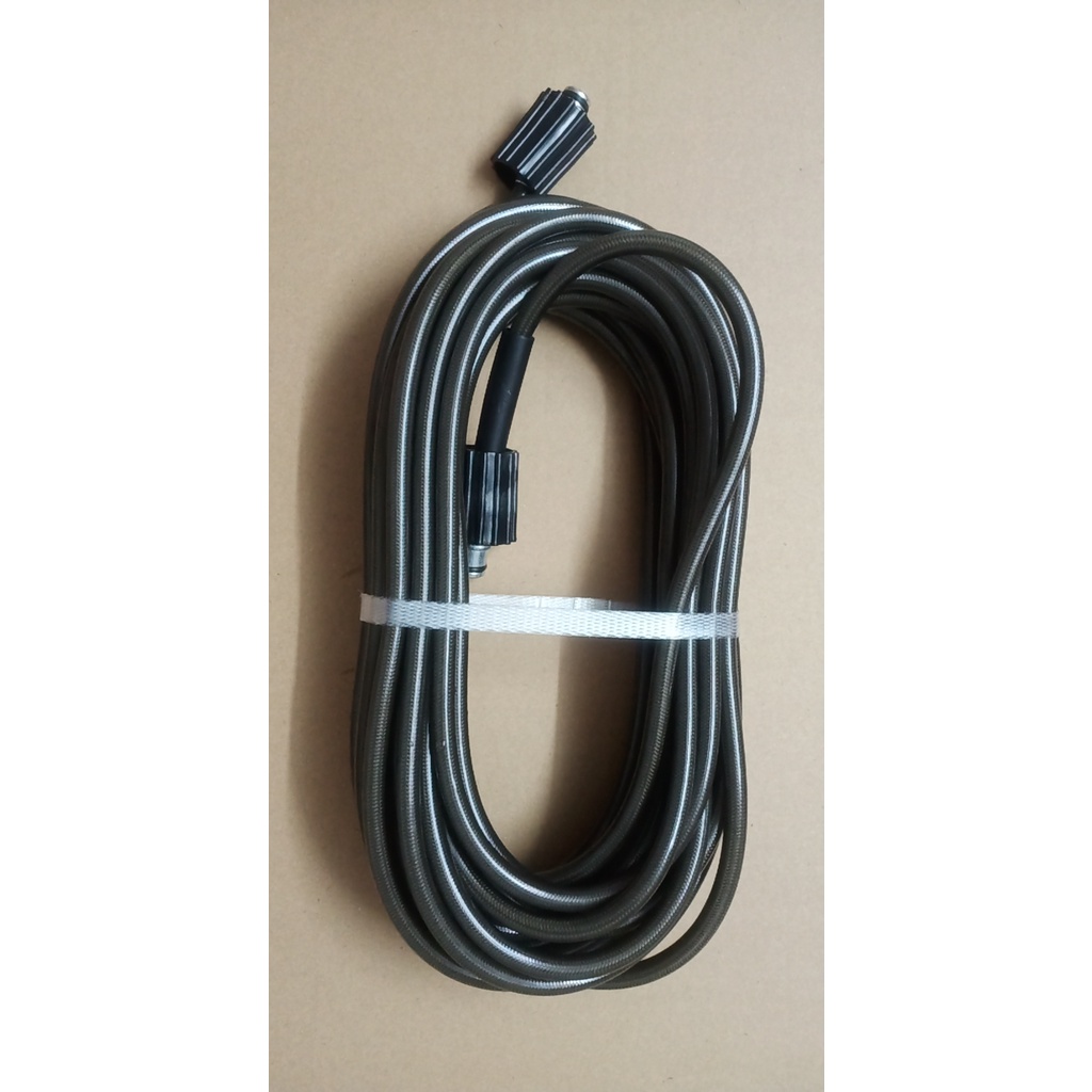 20m Dây Xịt Rửa Xe Lõi Thép Bọc Nhựa Áp Lực Cao Dùng Cho Máy Rửa Xe Ingco 1500W -13018, 15028, 20008