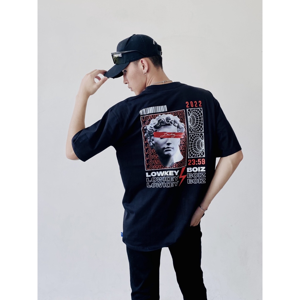 Áo thun nam nữ unisex tay lỡ Statue Tee , áo phông tay form rộng streetwear 100% Cotton