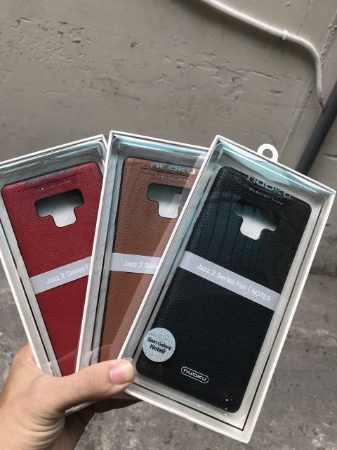 Ốp lưng da bò Nuoku Jazz Series Samsung Note 9 chính hãng