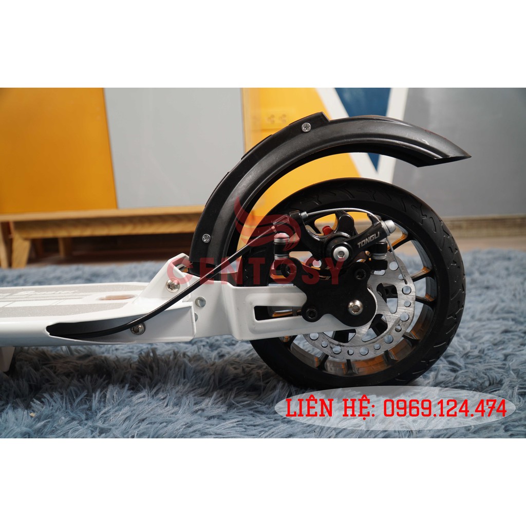 Xe Trượt Scooter Người Lớn Cao Cấp Centosy A5D - Trắng