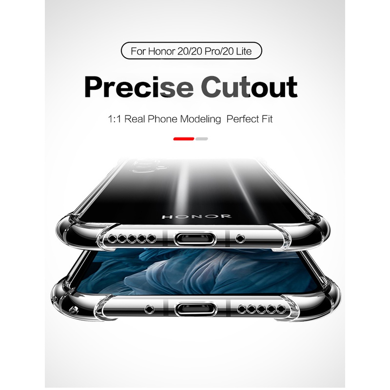 For Huawei Nova 7 Pro 7i Nova 7 6 SE 5T Nova 4 4e 3 3i 3e 2i Y6 Y7 Pro Prime 2019 Case Anti-fall Crystal Clear Silicone Phone Cover