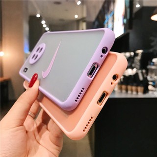 Ốp case điện thoại  trong suốt viền tím
