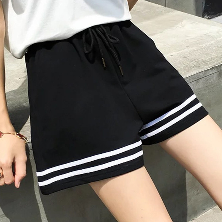Quần Short Thể Thao Ống Rộng Size Lớn Thời Trang Retro Hàn Quốc Dành Cho Nữ