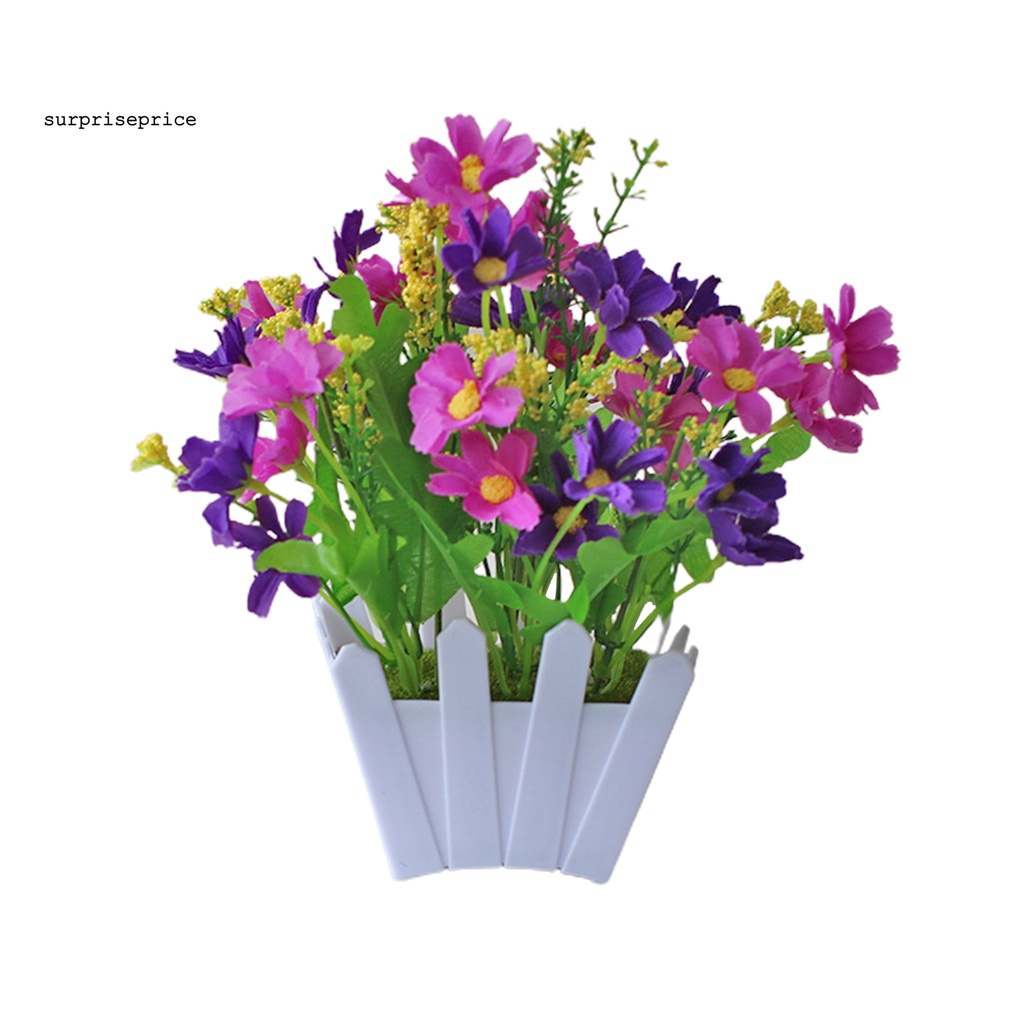 Hoa giả chịu thời tiết bằng nhựa trang trí ban công