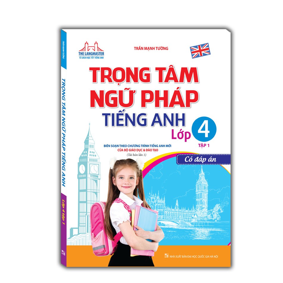 Sách - Trọng tâm ngữ pháp tiếng Anh lớp 4 tập 1