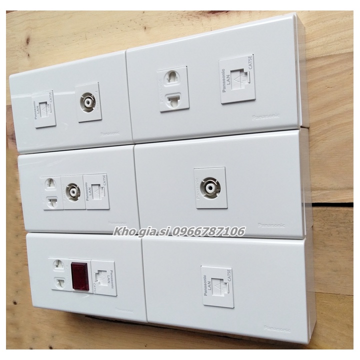 Bộ Công tắc - Ổ cắm - Hạt mạng lan Panasonic - Dòng Full-Color Chính hãng