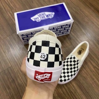 [XẢ LỖ] Giầy thể thao caro lười