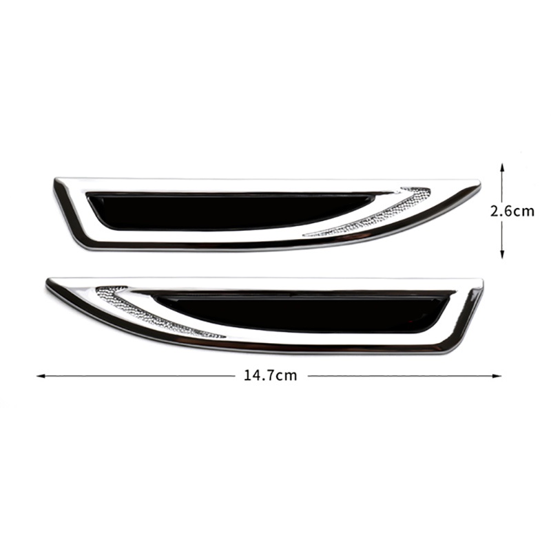 FENDER Bộ 2 Miếng Dán Trang Trí Chắn Bùn Xe Hơi Mazda Cx8 Rx8 Bt50 Cx7 Cx30