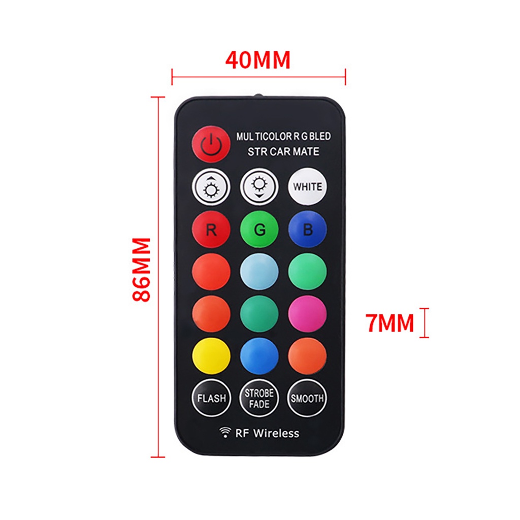 Đèn LED T10 Đổi Màu RGB Cao Cấp YOBIS Điều Khiển qua sóng RF cho Ô Tô Xe Máy Hỗ Trợ Giải Mã Canbus (kèm remote)