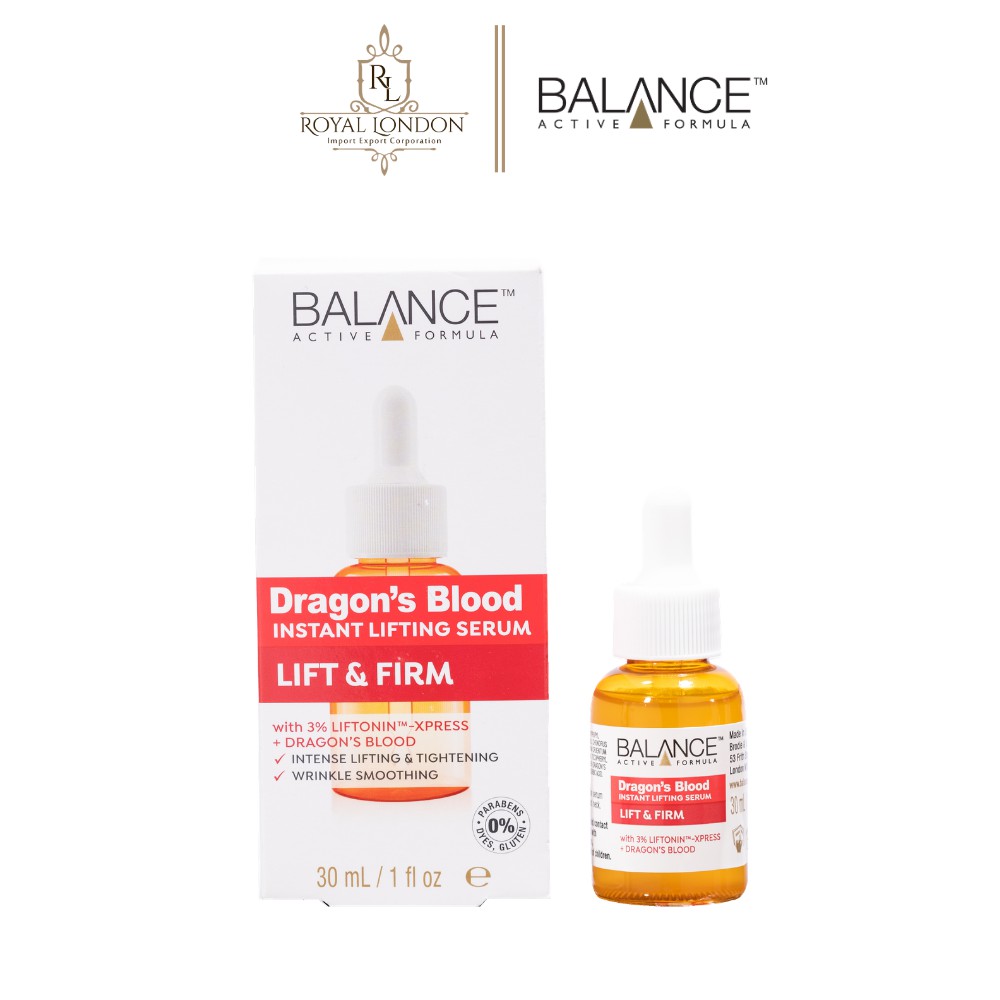 Serum Nâng Cơ, Phục Hồi Da Tinh Chất Cây Máu Rồng Balance Dragon's Blood Instant Lifting 30ml