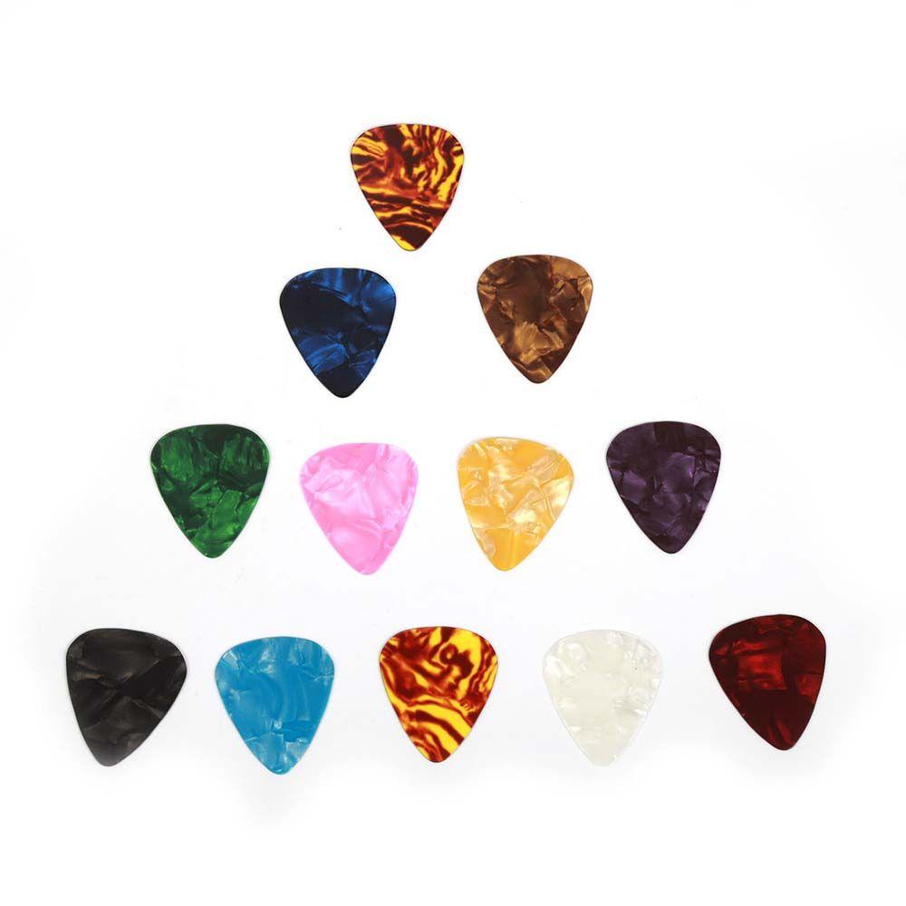 30 Miếng Gảy Đàn Guitar 0.46mm 0.71mm 0.96mm Nhiều Màu Sắc