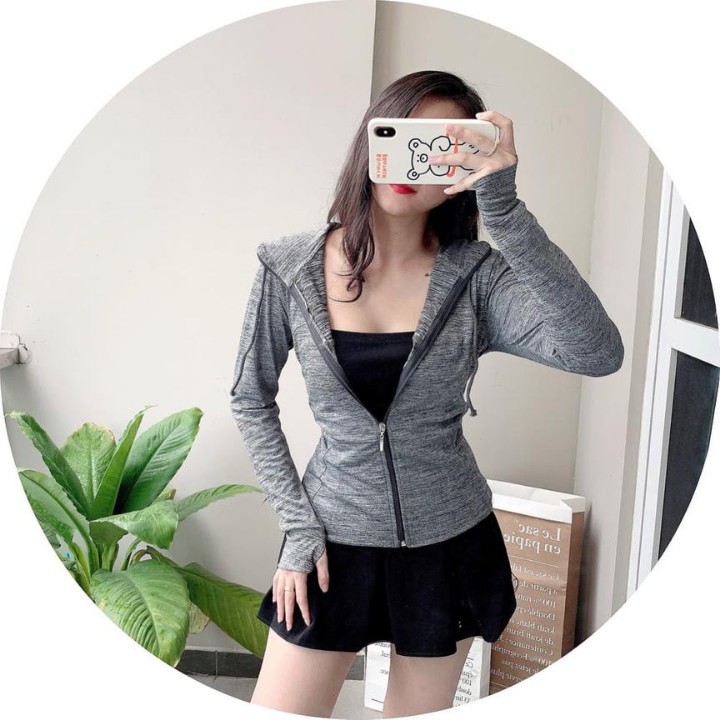 [Mã FAGREEN1505 giảm tới 30K đơn 99K] Áo Khoác Nữ Thun Vải Rằn Ri Mềm Mịn Thoáng Mát Mẫu Mới 2020 | BigBuy360 - bigbuy360.vn