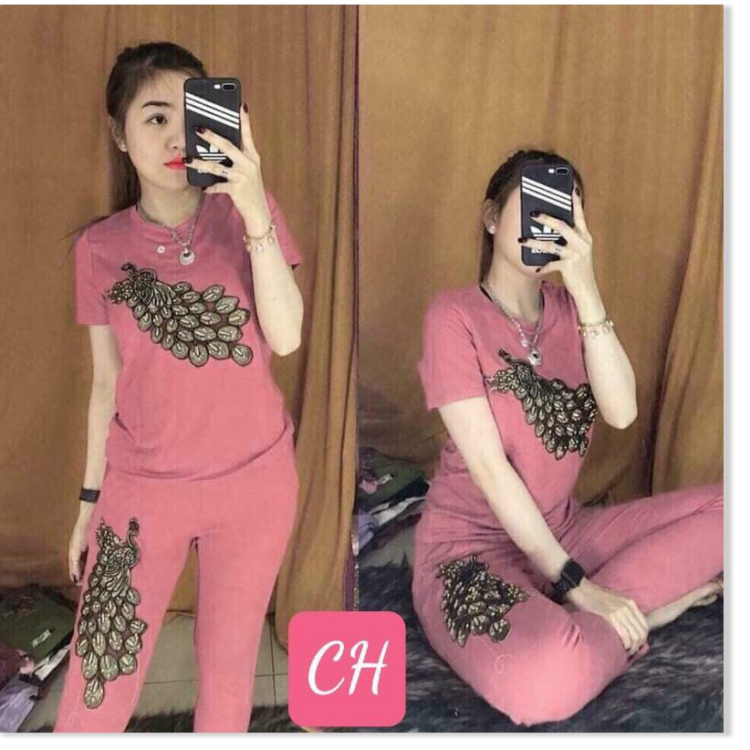 SET ĐỒ BỘ NỮ THUN,CHẤT LIỆU VÃI THOÁNG MÁT VÀ CO GIẢN 4C  THỜI TRANG KME.STORE