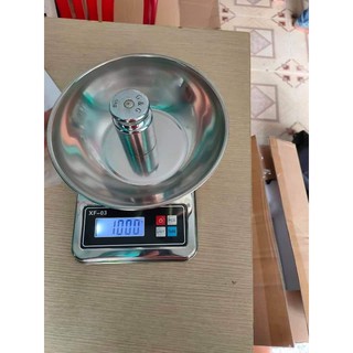 Cân điện tử inox nhà bếp tặng kèm tô