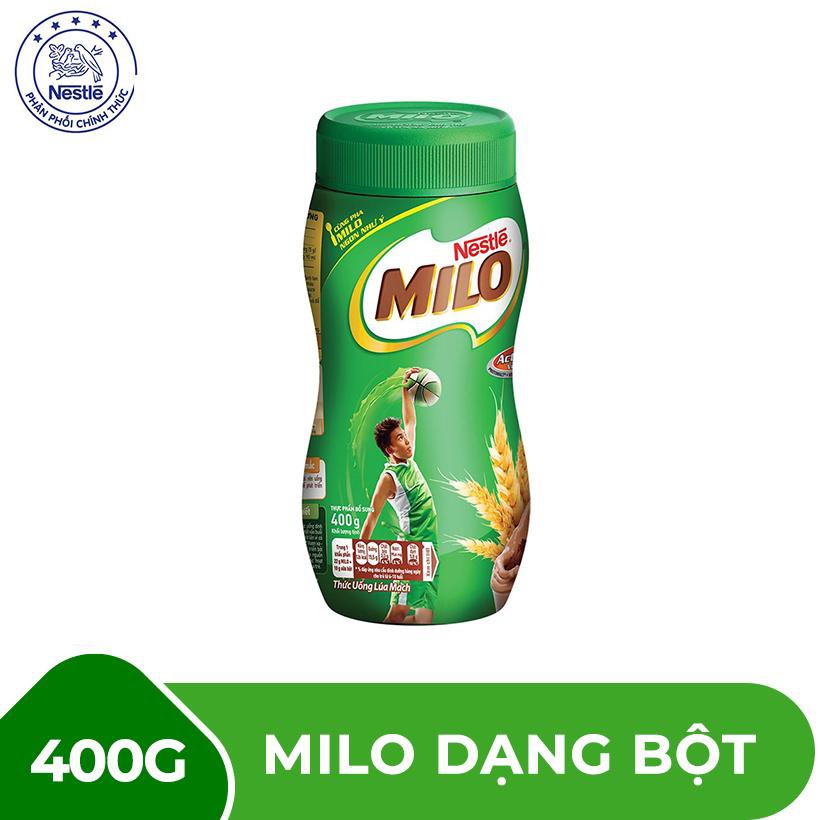 ]Combo 2 lon ] SỮA MILO-sữa bột milo HŨ NHỰA (400g x2) giúp tăng cường hệ miễn dịch, phát triển chiều cao