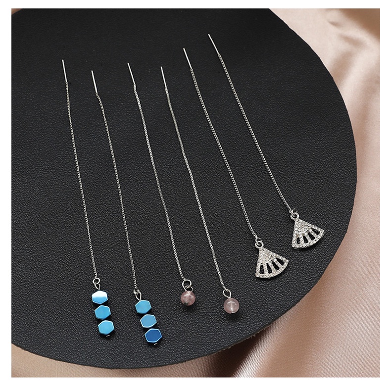 Khuyên tai tua rua phong cách hàn quốc thanh lịch cho nữ