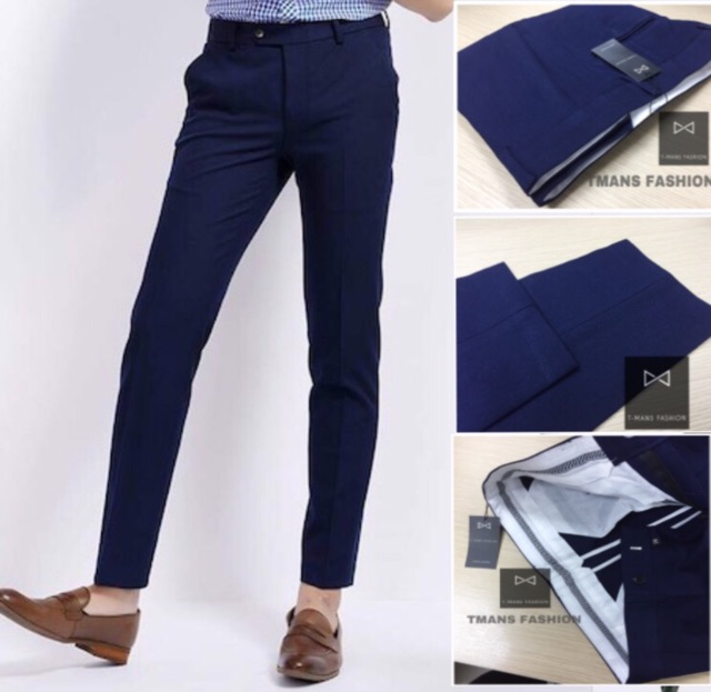 Quần âu nam MMANS đen chất vải 79 xịn, đường may chuẩn, kiểu dáng body hàn quốc | BigBuy360 - bigbuy360.vn