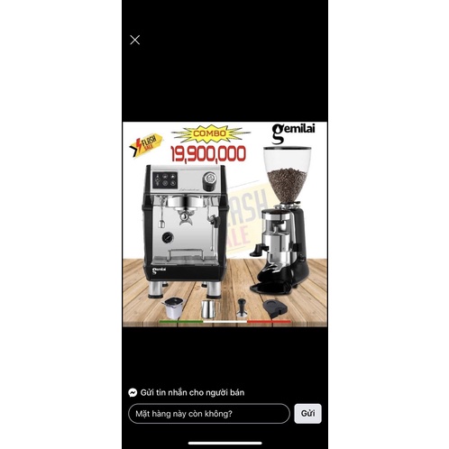 máy pha cà phê Crm3200B và máy xay hc600