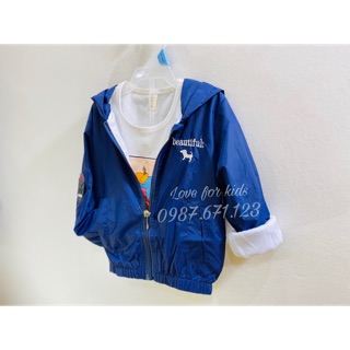 [HÀNG CAO CẤP] Áo khoác gió mềm hàng cao cấp xuất dư cho trẻ em bé trai bé gái 8-21kg ❤️