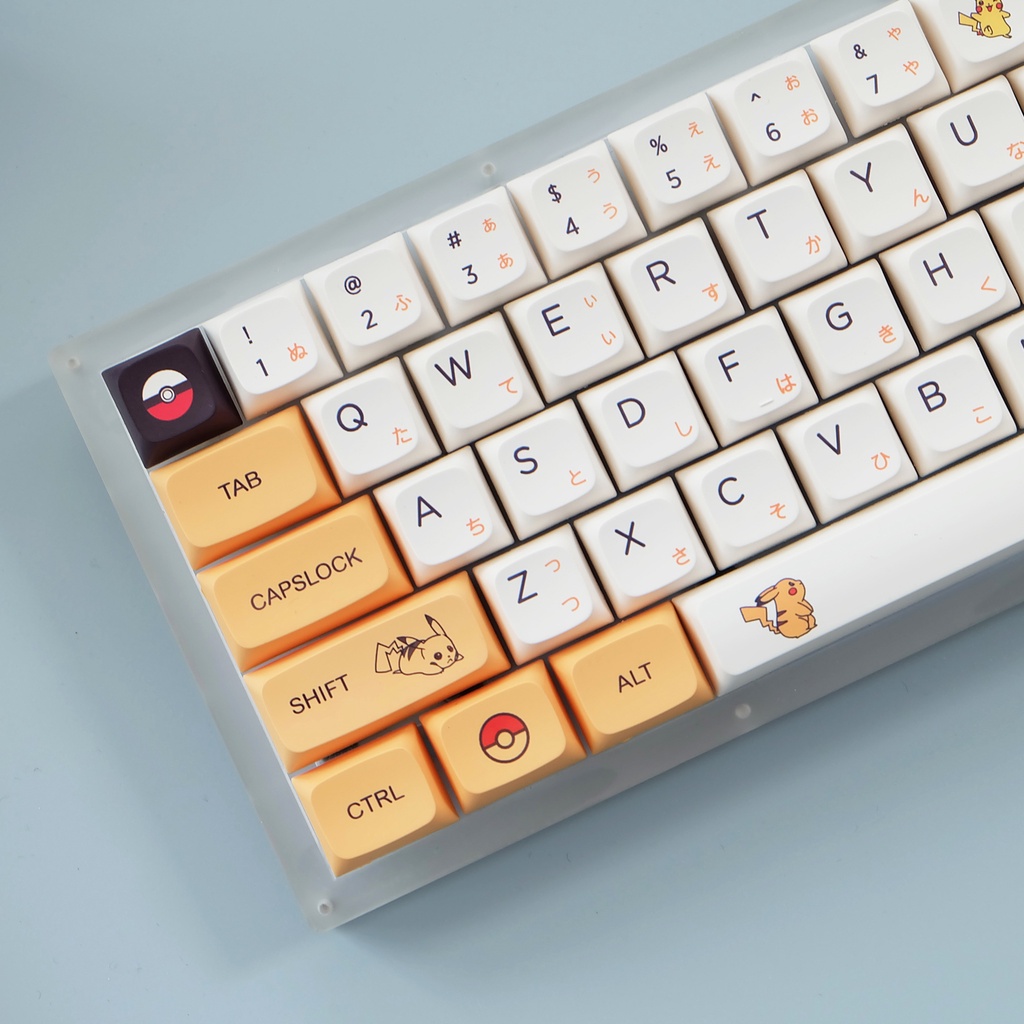 PBT keycap XDA Cấu hình 139 Phím Nhuộm thăng hoa Bố cục ANSI cho Bàn phím cơ Công tắc Cherry MX