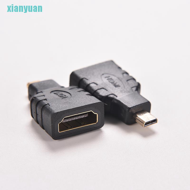 Đầu Chuyển Đổi Hdmi (Type D) Male Sang Hdmi (Type A) Female Cho Hdtv