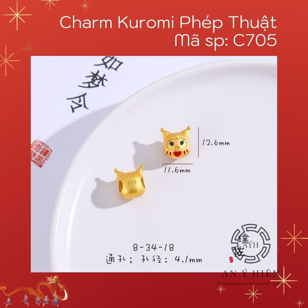 Charm Chú mèo thông minh #C705 ( An Ý Hiên)