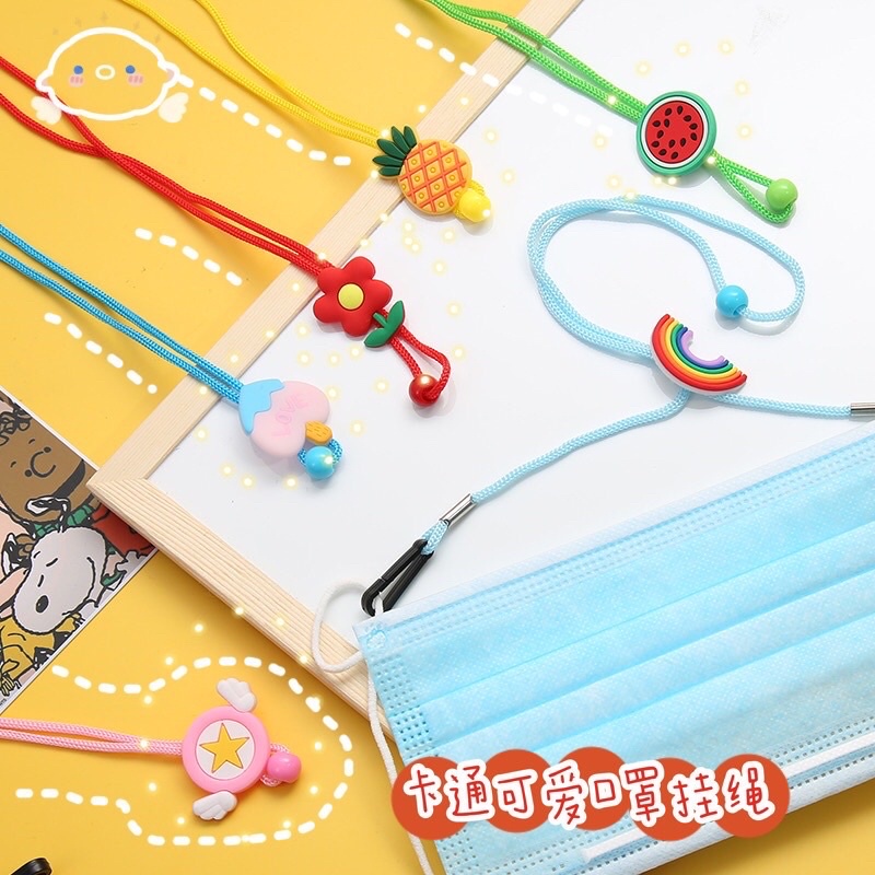 Dây Đeo Khẩu Trang Hoạt Hình Có Thể Điều Chỉnh Chống Thất Lạc