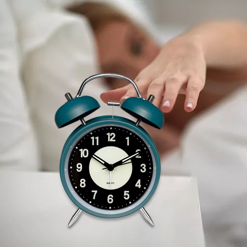 Đồng Hồ Báo Thức Hình Thỏ / Hươu / Nai Dễ Thương Phong Cách Bắc Âu Trang Trí Phòng Ngủ