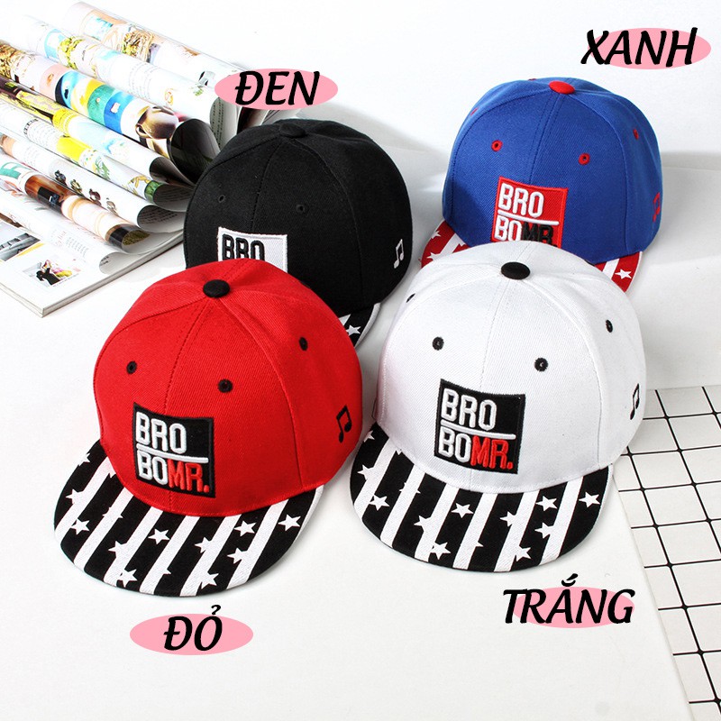 Nón Trẻ Em Snapback Unisex BRO BOMR P1209