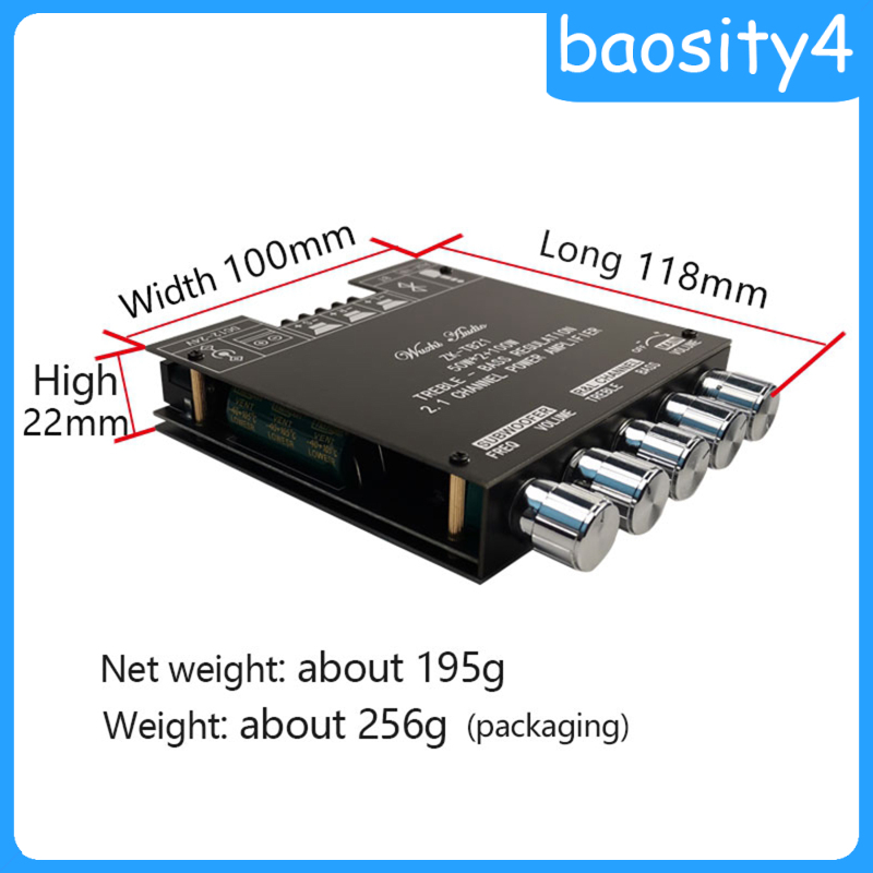 [baosity4]2.1 Channel 5.0 Bluetooth Audio Digital Amplifier Board Module 