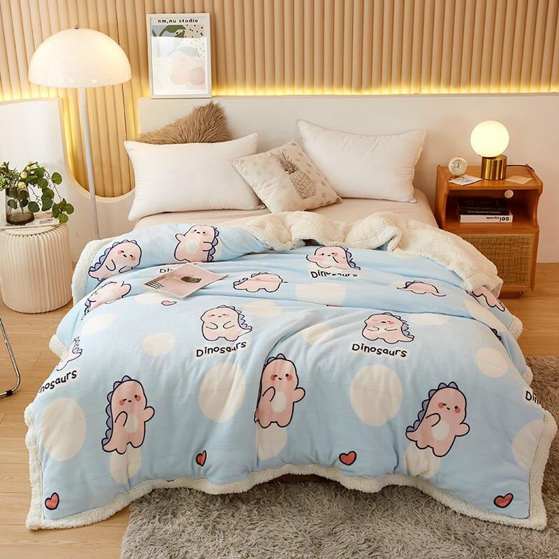 [RẺ] Chăn lông cừu nhập khẩu nhiều màu mới nhất 2021 - 2m2x2m