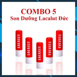 [ Combo 5 Thỏi ] Son Dưỡng Môi Lacalut [ Hàng Nội Địa Đức ] 4.8g