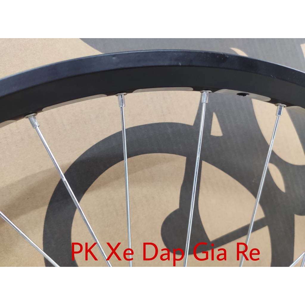 Bộ vành xe đạp thể thao 26 inch đan sẵn Moayo líp thả, phanh đĩa, Vành đan sẵn 26 inch - PK Xe Dap Gia Re