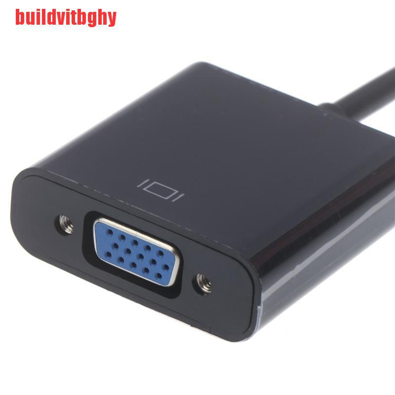 (Mua-Code) Giắc Chuyển Đổi Từ Hdmi Sang Vga + Giắc 3.5 mm Full Hd 1080p