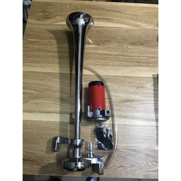 Còi điện sinh hơi 1 loa âm thanh khủng công suất 12V - 24V . Còi điện ô tô, xe máy, xe hơi, xe tải