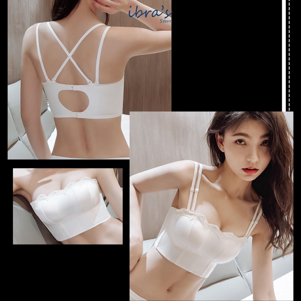 Áo Lót Nâng Ngực Không Dây IBRA'S STORE Áo Ngực Không Dây Chống Tụt Tạo Khe Sexy, Chống Chảy Xệ Cao Cấp IBRA A33