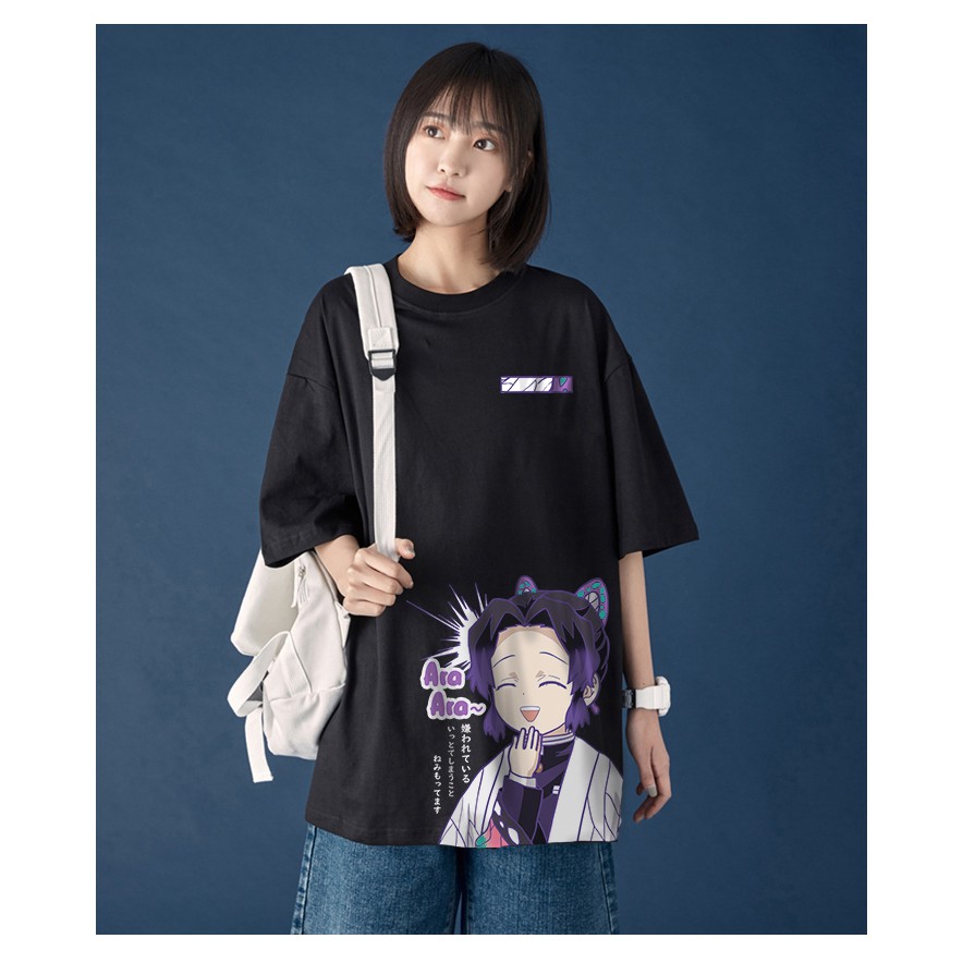 😭 SALE LỖ ÁO SHINOBU 😭 (HƠI LỖI) Áo Thun Điệp - Kochou Shinobu (Kimetsu no Yaiba) Unisex | BigBuy360 - bigbuy360.vn