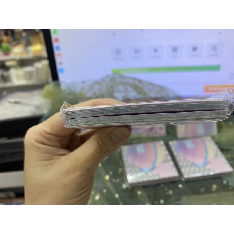 Giấy gấp hạc óng ánh, giấy gấp hạc vân nhũ