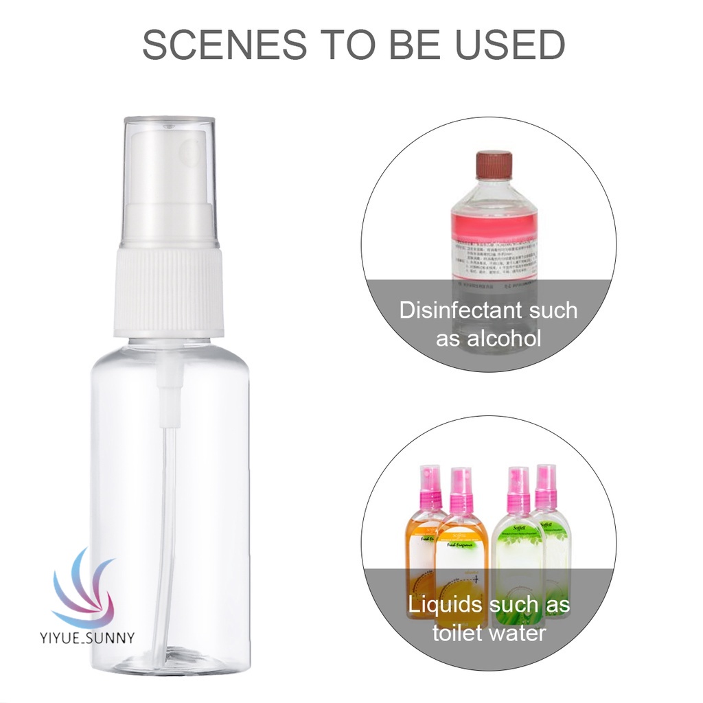 [Hàng mới về] Bình nhựa rỗng trong suốt dạng xịt với dung tích 30/50/100ml dùng chiết nước hoa đa năng